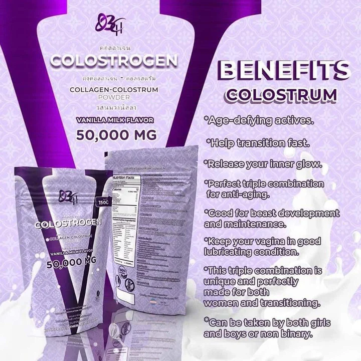 v colostrogen vanilla milk powder 30 day supply